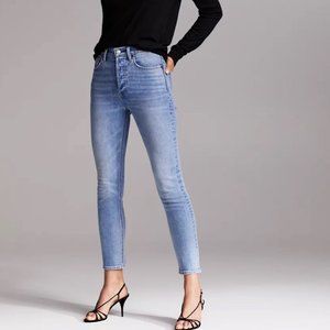 Aritzia Jeans Denim Forum Yoko High Rise Slim 28L